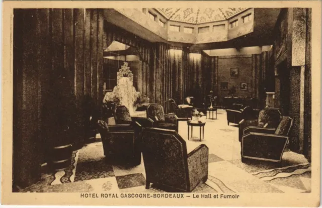 CPA BORDEAUX-Hotel Royal Gascony-Le Hall et Fumoir (28034)