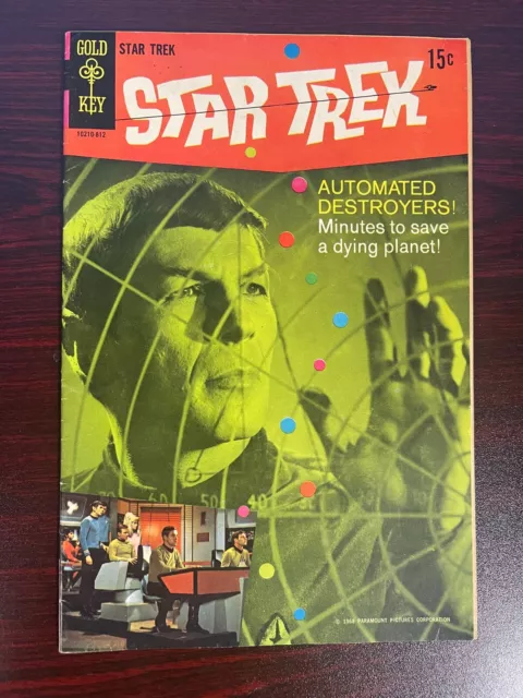 Star Trek #3 Spock Photo Cover Leonard Nimoy 1968 Silver Age Gold Key Comics