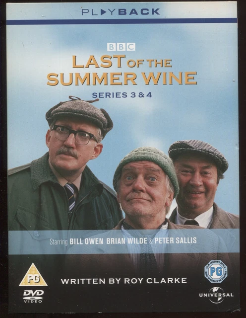 Last of the Summer Wine - Series 3 & 4 -15 Episodes, 3 DVD Box Set