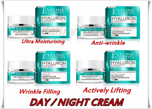 Eveline Face Cream Concentrate  Hyaluron Expert Anti-Wrinkles Firming 50 ml