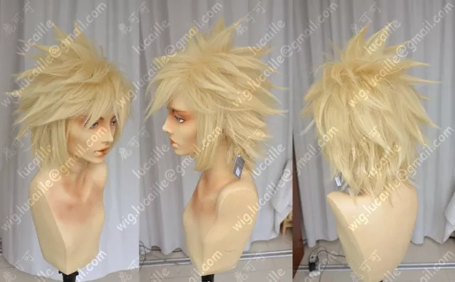 Final Fantasy VII Cloud Strife FF7 Anime Party wig