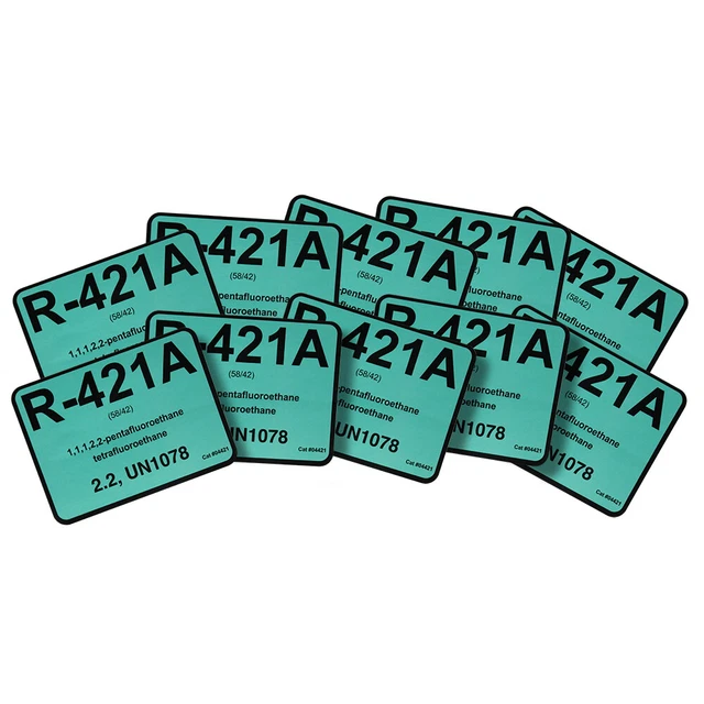 R-421A / R421A Labels # 04421 , Pack of (10)