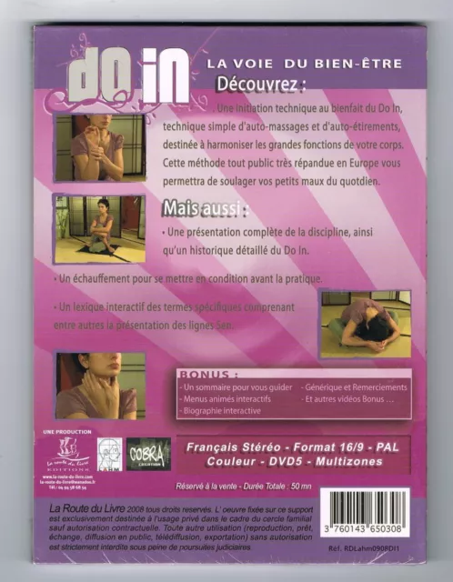 Do In - La Voie Du Bien-Être - Auto-Massage, Détend & Harmonise - Dvd Neuf New 2