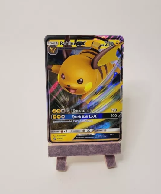 Pokemon Raichu GX  - Promo Karte SM213 | English | NM | HOLO | Top Zustand |