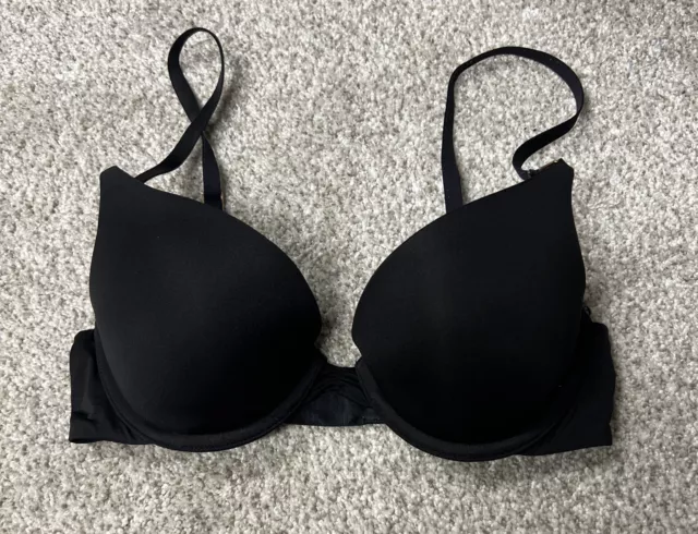 Aerie Pay To Play Plunge Bra 32C Black