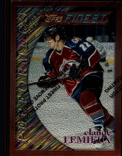 199596 MEILLEURE CARTE Hockey Avalanche Colorado 47 Claude Lemieux B