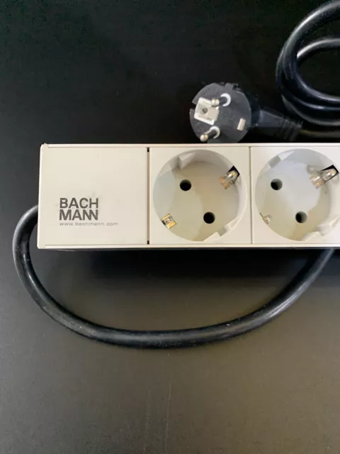 Bachmann 333.401 19 inch Server rack cabinet power strip 1 U PG socket German