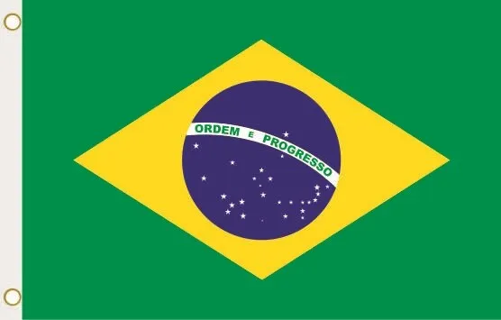 Flagge Fahne Brasilien 90 x 150 cm zum Hissen