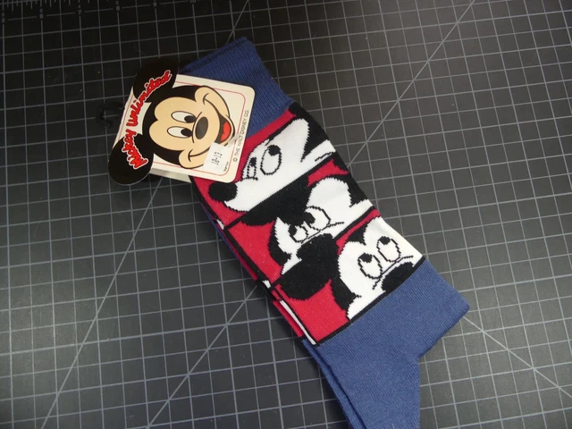 Mickey Mouse Walt Disney Women Socks Vintage Estate Find