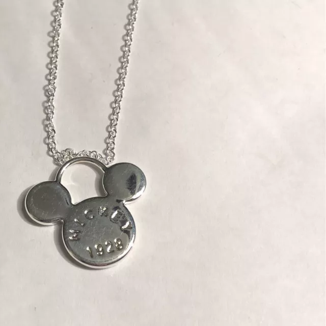 Disney Rebecca Hook Necklace - Mickey Anchor