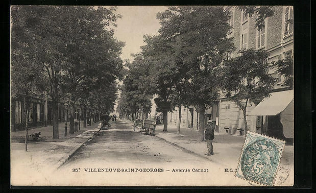 CPA Villeneuve-Saint-Georges, Avenue Carnot