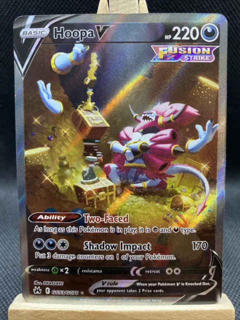 Pokemon Hoopa V Alternative Art EN GG53/GG70 Zenit der Könige Crown Zenith 🥇🔥