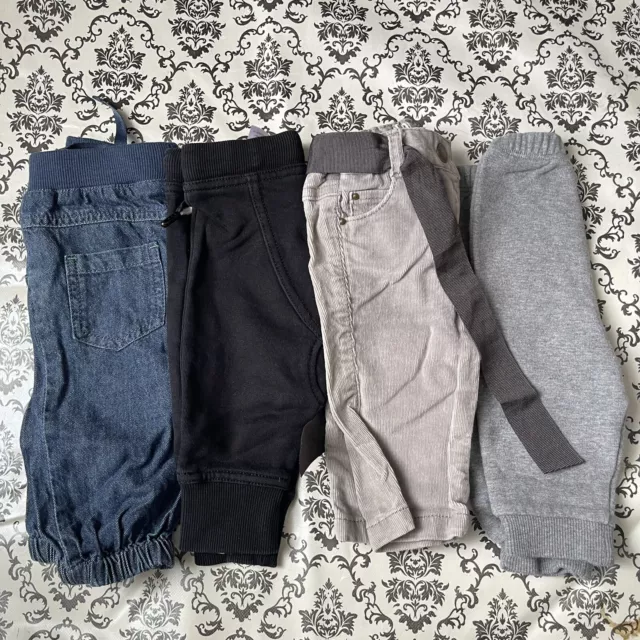 Baby Boy Trouser Bundle |  Joggers Jeans Leggings | 3 to 6 Months | Tu Etc