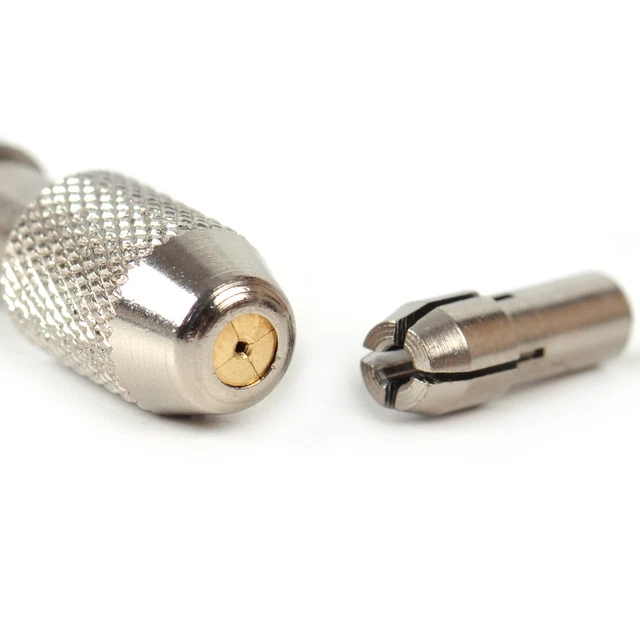 21 Mini Micro Spiral Hand Manual Push Drill Pin Chuck Vise Bit Set Jewelry Tool 3