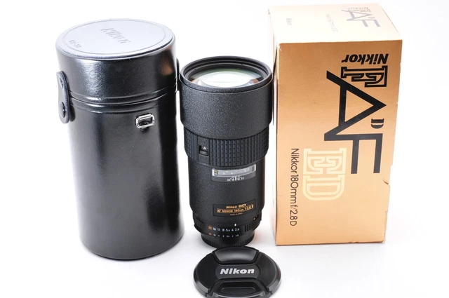 MINT Nikon ED AF NIKKOR 180mm f/2.8 D Lens From Japan 2658R379