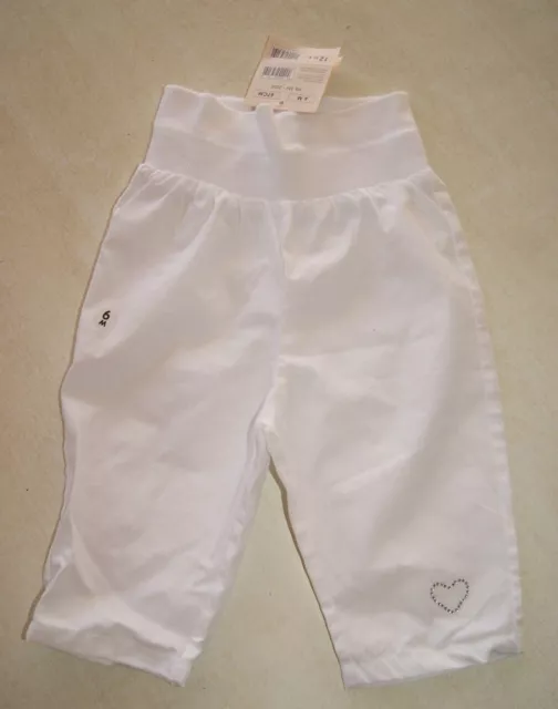 Pantalon blanc léger neuf taille 23 mois marque Grain de Blé