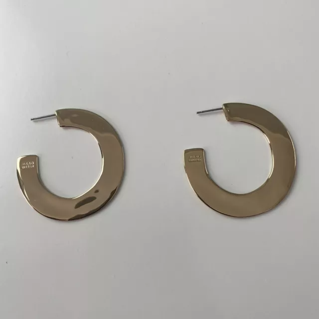 Alexis Bittar Womens 3/4 Circle Hoop Earrings Gold 2