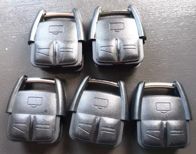 FIVE (5) Vauxhall Remote Key Fob 3 Button CASE'S OPEL VECTRA C SIGNUM OMEGA NEW