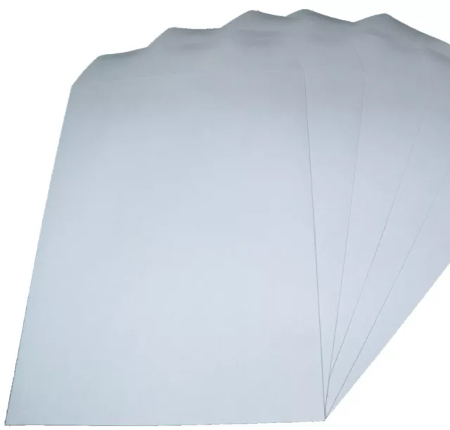 1000 x C4/A4 PLAIN WHITE SELF SEAL ENVELOPES 90gsm 2