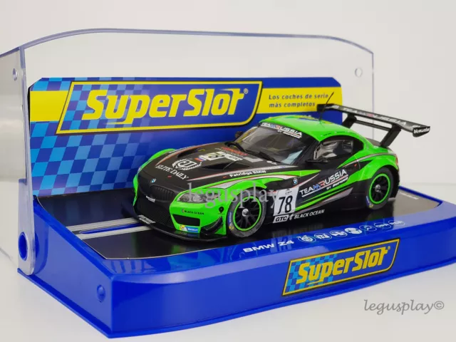 Slot car scalextric superslot H3624 - BMW Z4 GT3 #78 Team Russia By