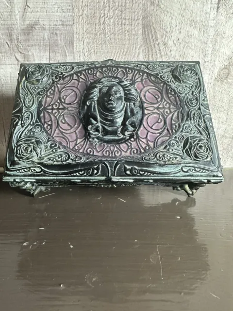 NEW RARE Retired Haunted Mansion Madame Leota Music Jewelry Box Disney Parks