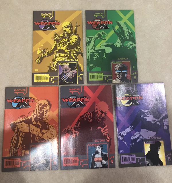 Weapon X: The Draft Complete Set #1- 5 (2002/ 2003) Marvel Comics NM 9.2-9.4
