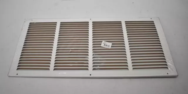 Hart & Cooley Air Return Grille White Finish 24" W x 10" H 672 24 10W 043364