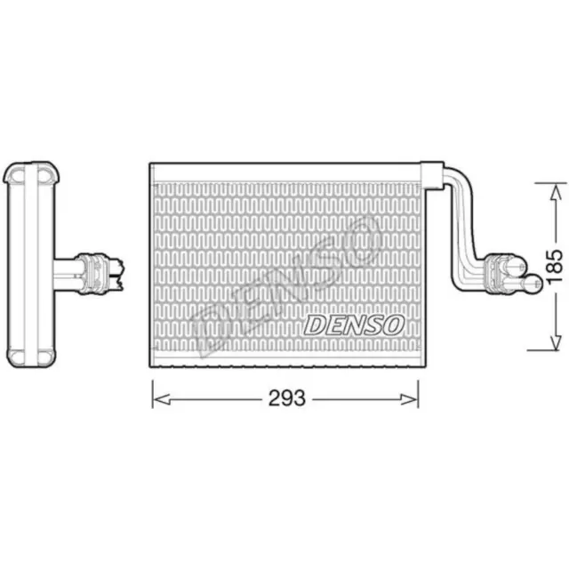 DENSO Vaporizzatore Aria Condizionata Adatto A per BMW 1er E87 E81 X3 F25 E91