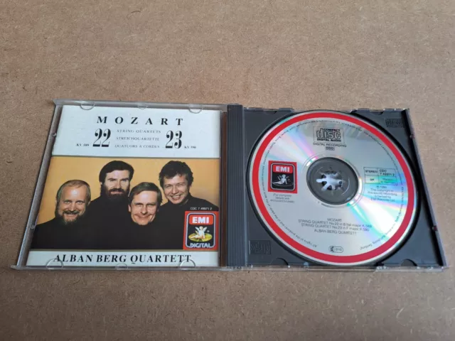 ALBAN BERG QUARTETT Mozart: Streichquartette 1990 W. DEUTSCHLAND - EMI CDC 7 49971 2