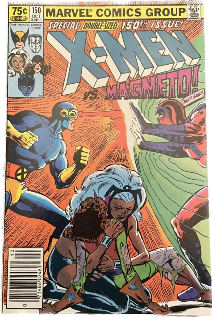 The Uncanny X-Men #150 vs Magneto Marvel Comics 1981 Special Double Issue- FN/VF