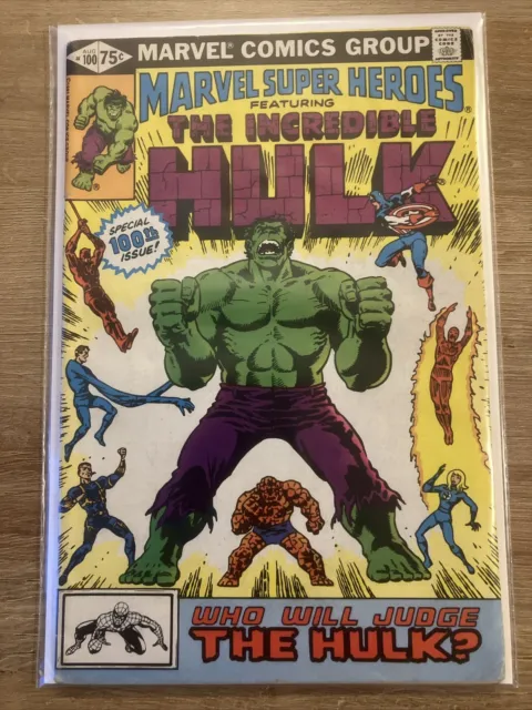 Marvel Super-heroes (1981) #100 Incredible Hulk (Herb Trimpe) - 1x Marvel Comics