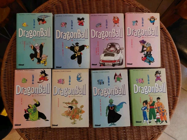 LOT MANGA DRAGON Ball Édition Glénat Pastel Tomes DBZ VF 4 à 9 et 12 et