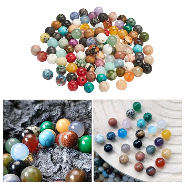 50 piezas hazlo tú mismo usar cuentas de cristal pulseras hacer perlas perlas de joyería pol