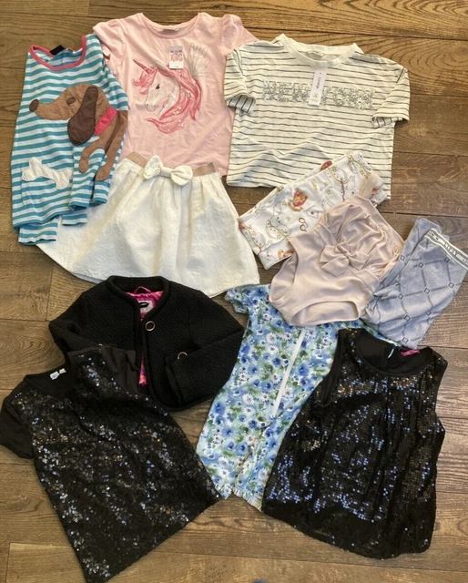 GIRLS CLOTHES BUNDLE 11 ITEMS TO FIT AGES 3 TO 9 YRS Mini Boden GAP KIDS & MORE
