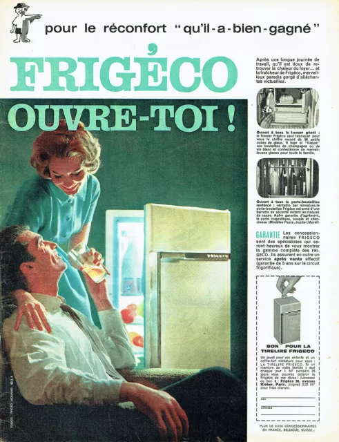 PUBLICITÉ 1960 PRIX Hiver Frigéco Thomson France Général Électric -  Savignac EUR 3,00 - PicClick FR
