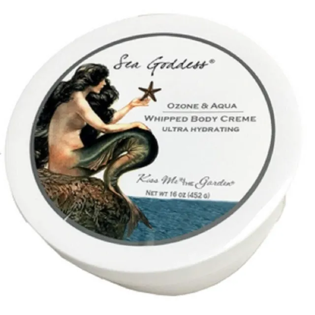 Sea Goddess ULTRA WHIPPED BODY CREME Kiss me in the Garden 16oz  Ozone & Aqua