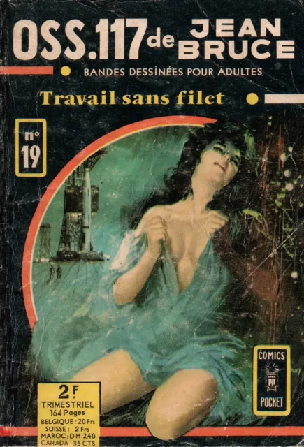 Travail sans filet - OSS 117 de Jean BRUCE n° 19 - Comics Pocket - BD - 1968