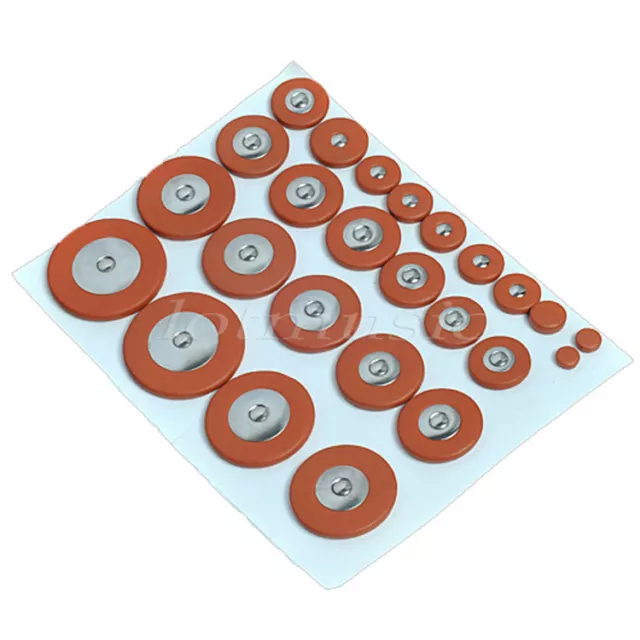 5 Sets Alto Saxophone Pads Sax Pad Woodwind Orange Leather Parts Replacement