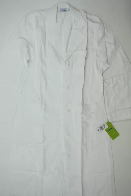 Landau Relaxed Fit 3-Pkt 5-Knot Cloth Button Full-Length Lab Coat for Men 3138,