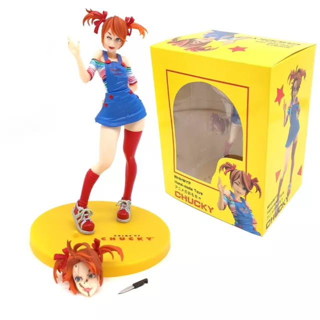Bride of Chucky Horror Action Figure Anime 7" PVC Model Toy Kids Halloween Gift