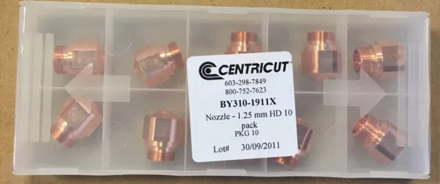 CENTRICUT LASER HK12 NOZZLE 1.25mm PACK Of 10 BY310-1911X