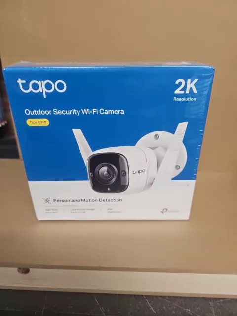 Tapo Outdoor Security Camera / CCTV Weatherproof, No Hub Required TP-Link New