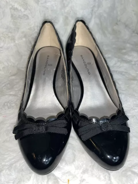 Women’s Bandolino Black, Faux Leather, Heel 2” Size 6M