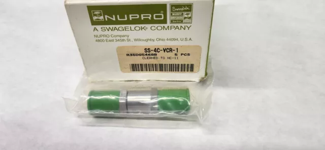 Swagelok/Nupro SS-4C-VCR-1   POPPET CHECK VALVE, FIXED PRESSURE 1/4IN  VCR