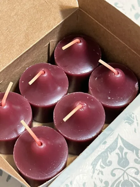 Partylite Votive Candles  6  Mulberry Rare Retired NIB