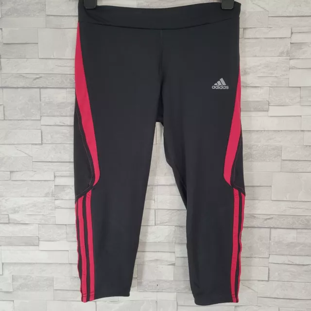 LADIES ADIDAS LEGGINGS Black Pink Cropped Size 8-10 UK Small Response  Clima365 £14.90 - PicClick UK