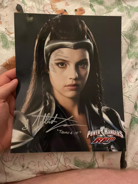 Adelaide Kane Power Rangers RPM Signed Photo Teneya 10 7 Autograph