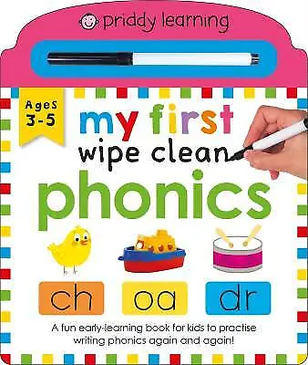 My First Wipe Clean: Phonics, Priddy Books,