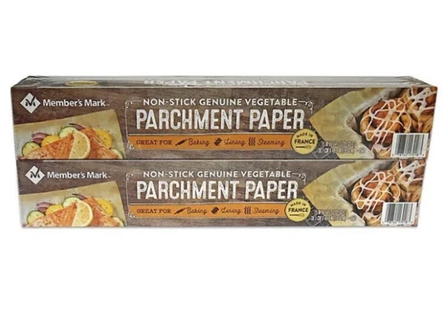 Parchment paper for baking, cooking, prepping, lining and steaming,  non-stick 2