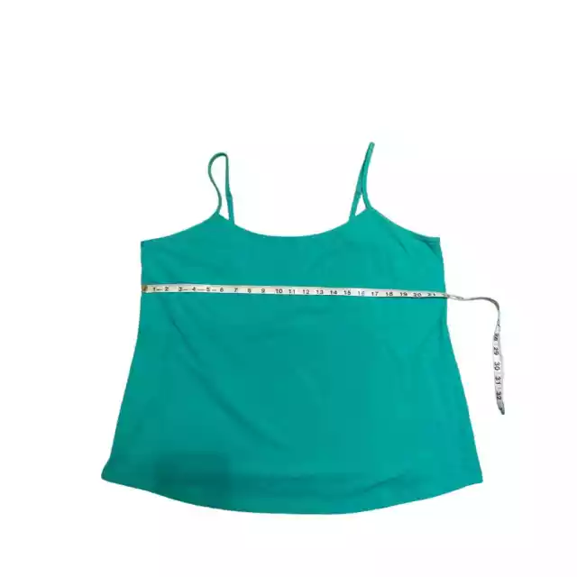 LANE BRYANT GREEN Cotton Cami - Size 18/20 - Spaghettie Strap Tank $12. ...